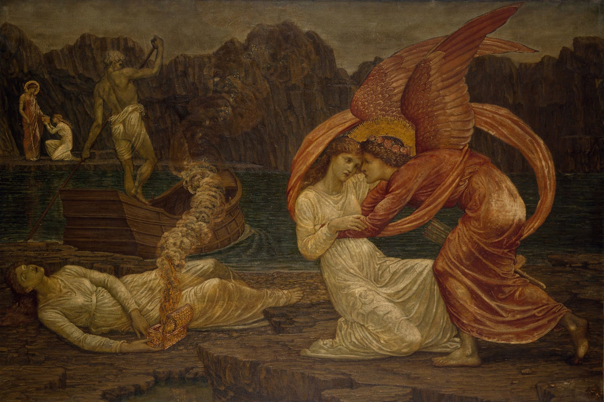 Psyche receiving the Casket from Proserpine 1881