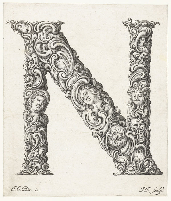 Letter N 1645 1650