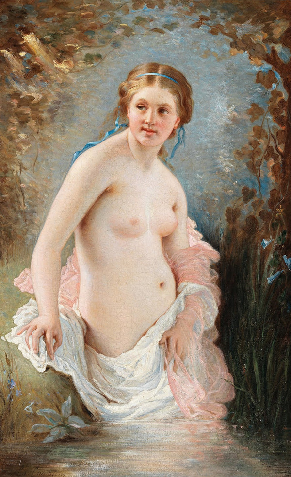 A Woman Bathing