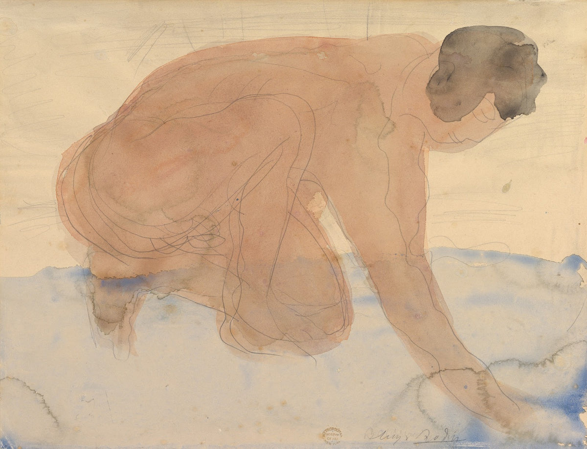 Nude figure on hands and knees 19001910