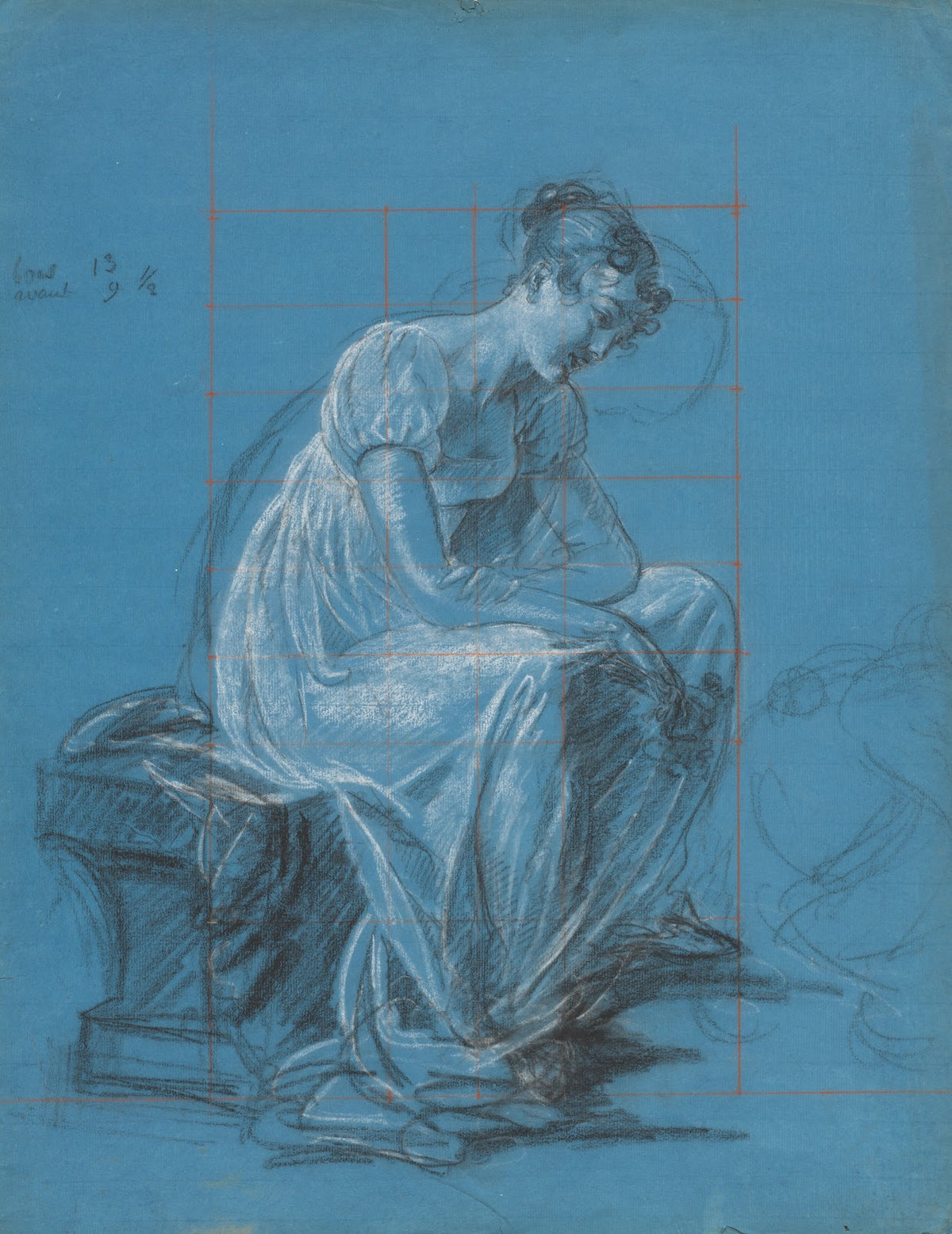 Seated Woman recto c 1815