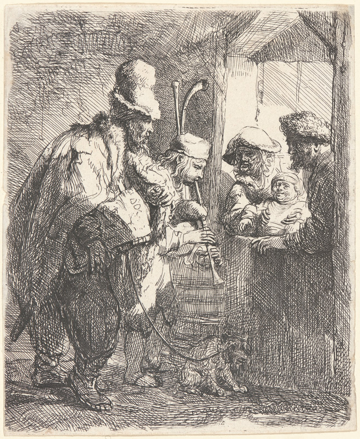 The Strolling Musicians ca 1635