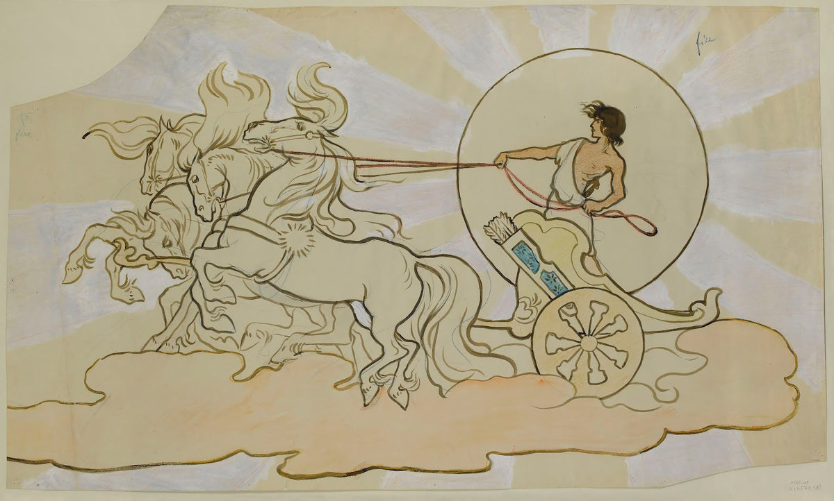Joël Sur Son Char  Tableau De La Pièce Le Rêve De Joël 1890
