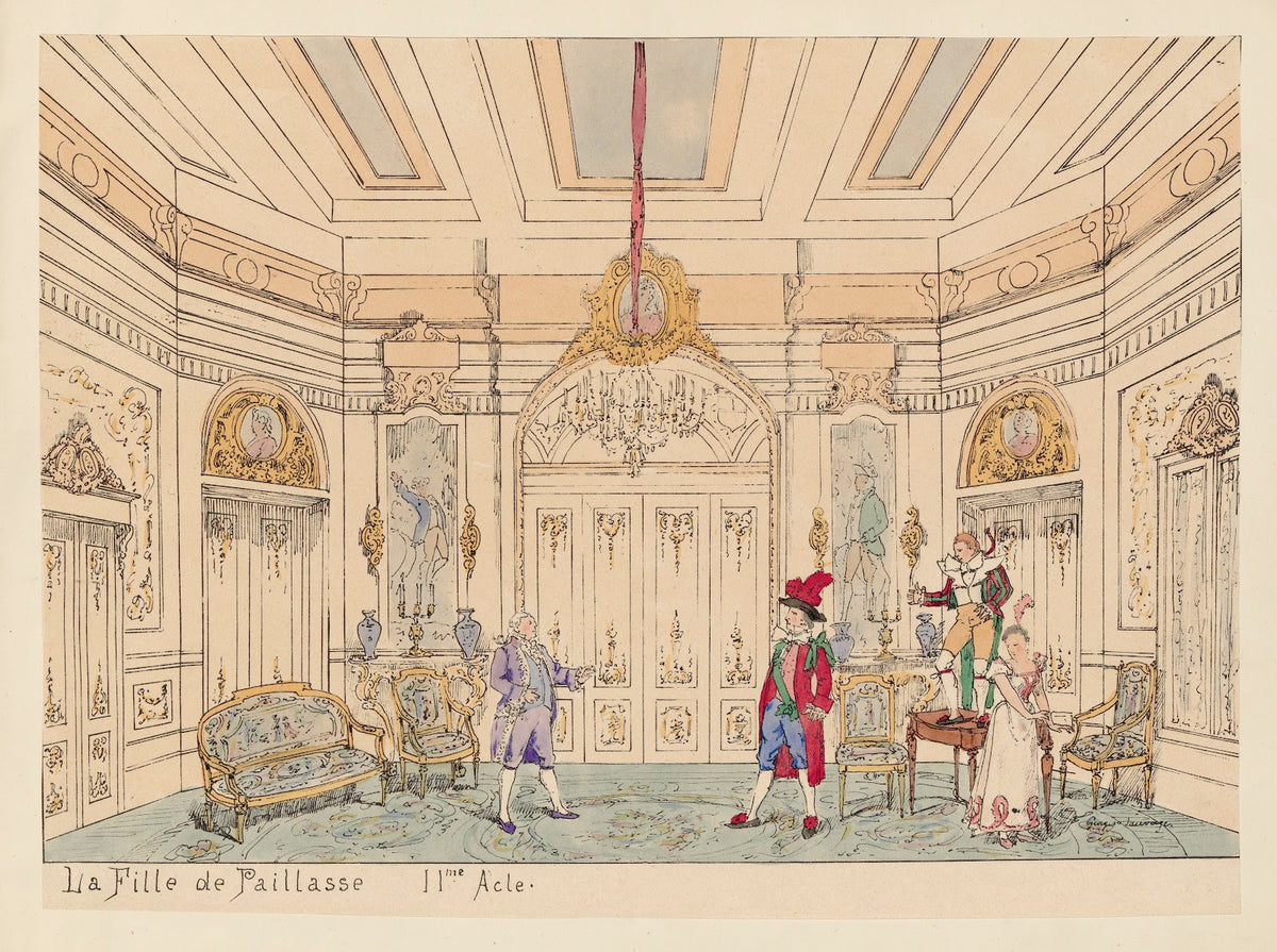 La fille de Paillasse IIme Acte 1894