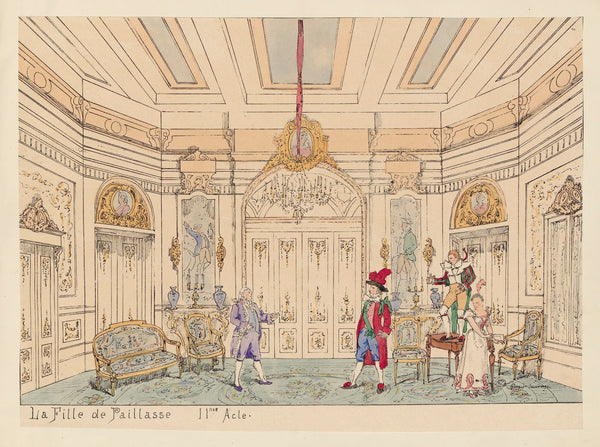 La fille de Paillasse IIme Acte 1894