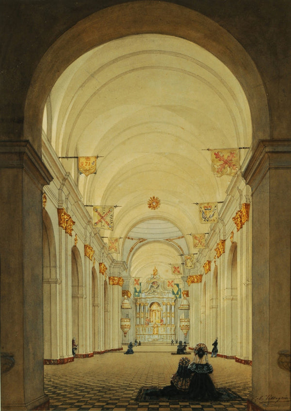 Interior of the Cathedral of Buenos Aires 1830