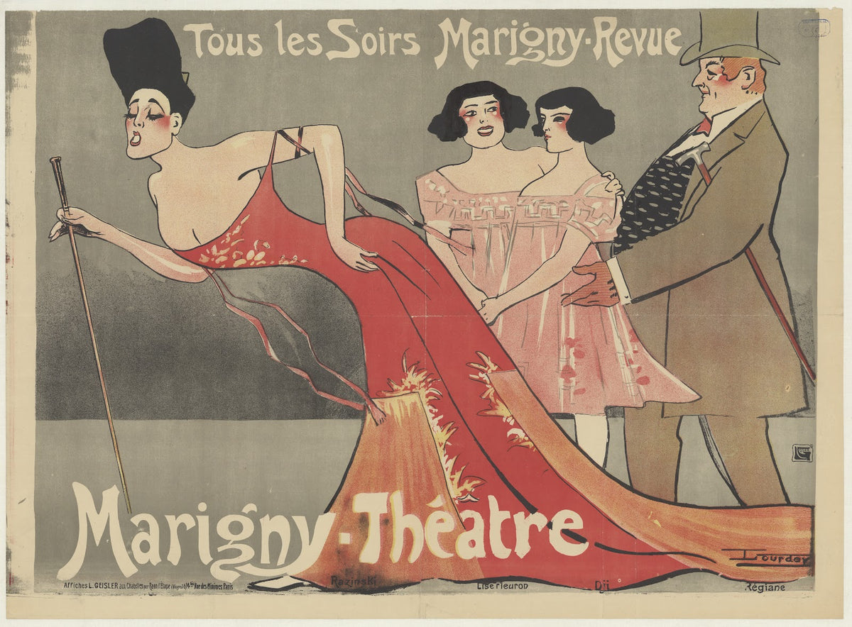 Tous les soirs Marigny Revue Marigny Théâtre 1906