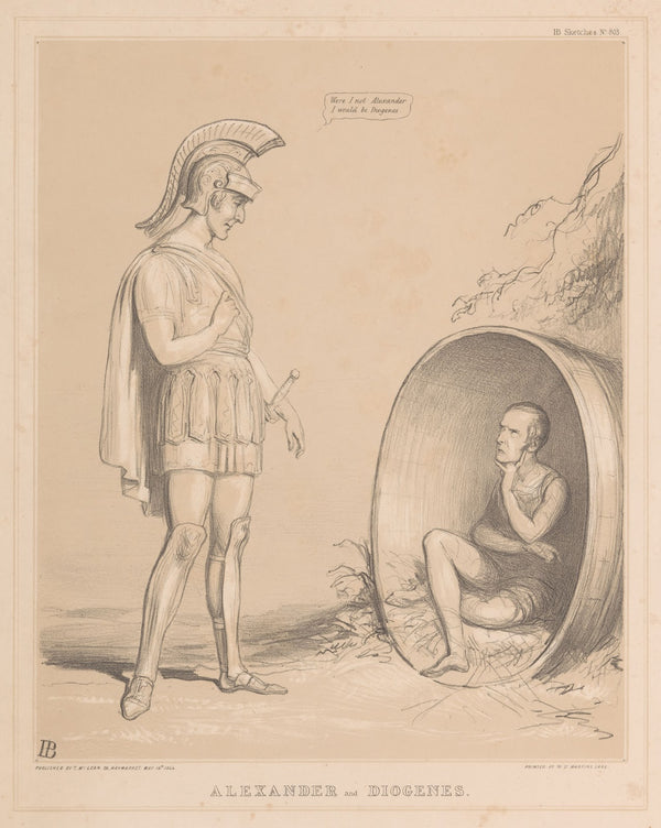 Alexander and Diogenes 1844 1847