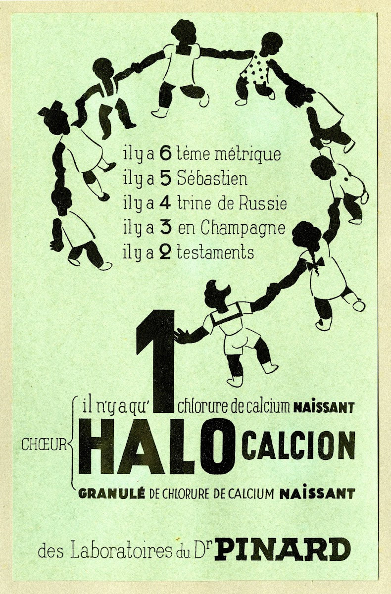 Halo Calcion 1910 1950