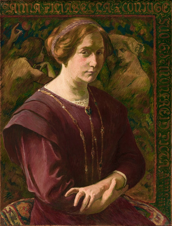 Anna Filiabella portrait de la femme de lartiste 1913