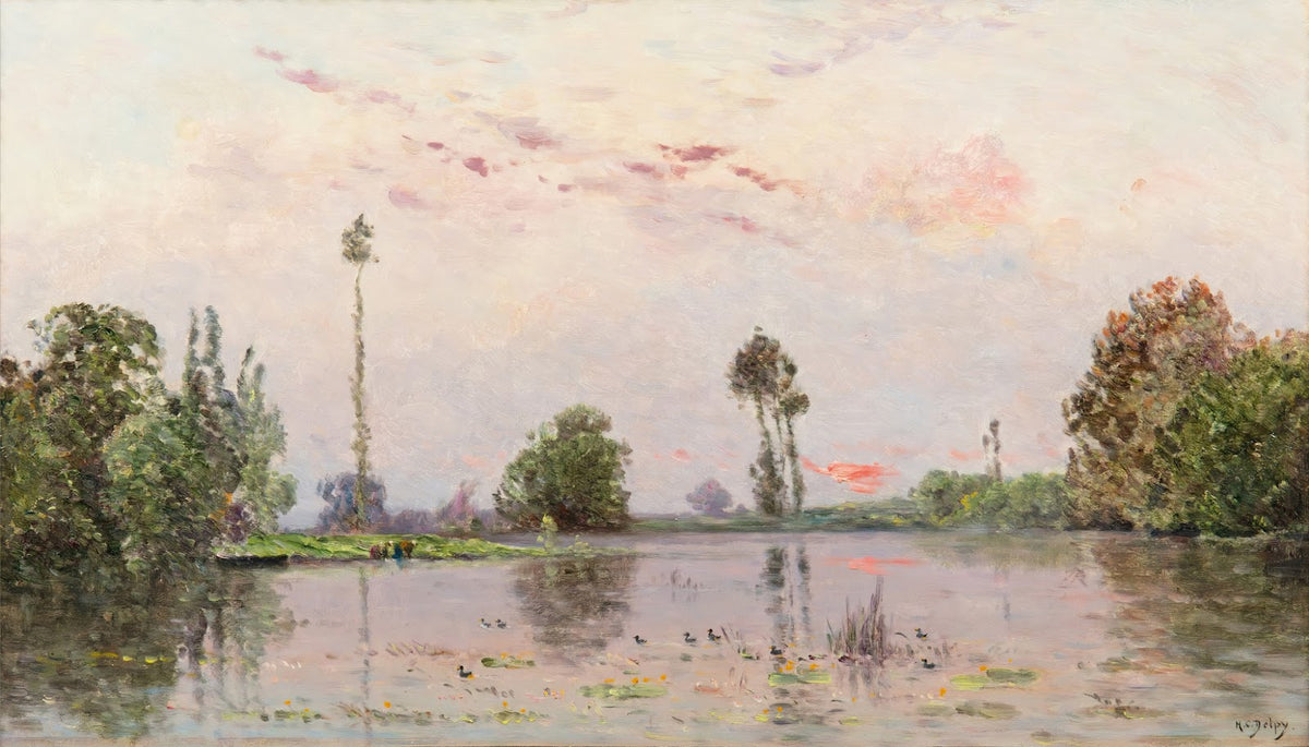 The Pond At Dusk