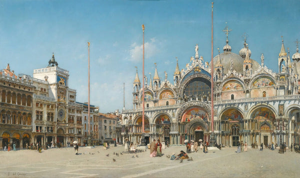 Saint Marks Square Venice 1898