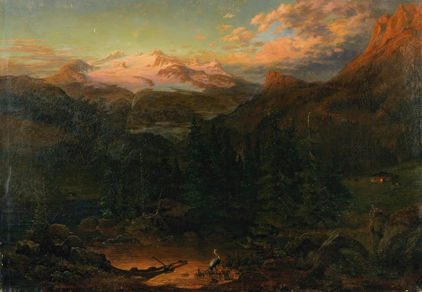 Mountains In The Moonlight 1850
