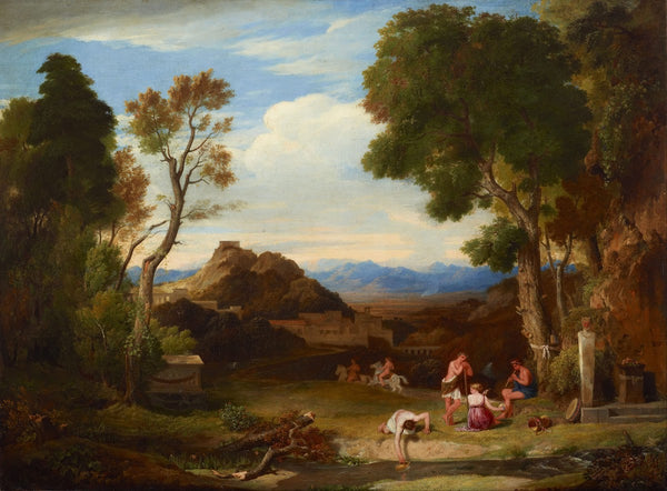 Classical landscape circa 1825 1830