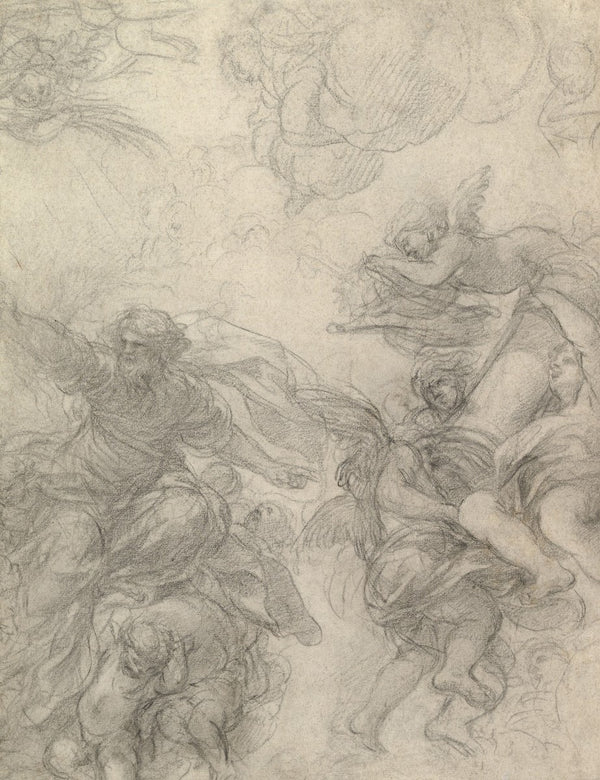 God the Father with Angels Holding Symbols of the Passion 164751
