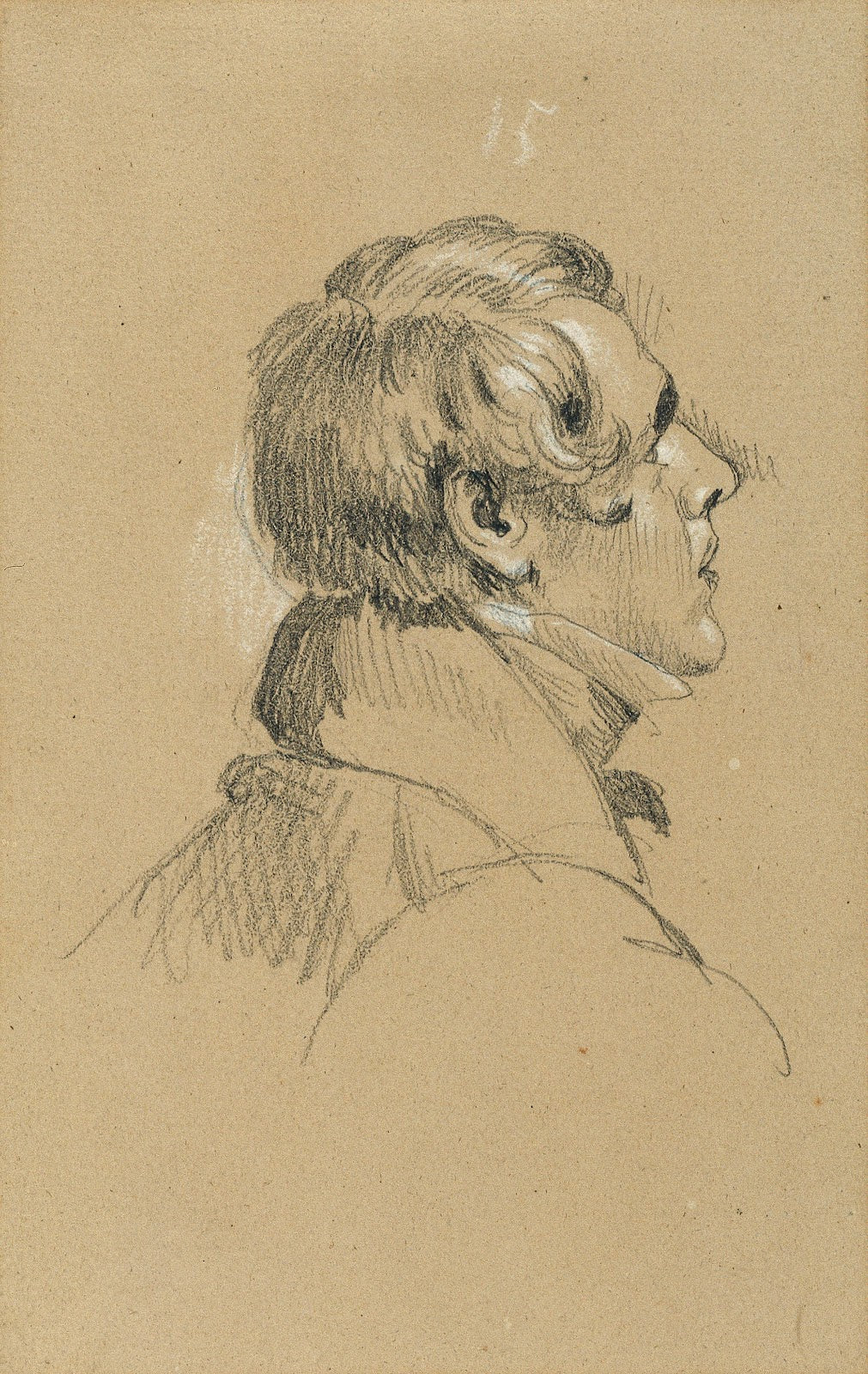 Studie zur Rückkehr des Kaisers Franz aus Pressburg 1828
