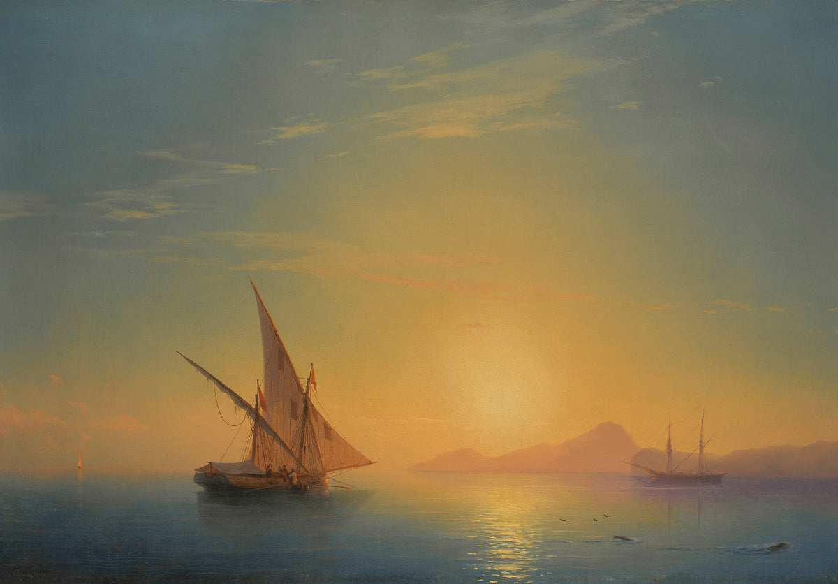 Sunset Over Ischia 1857