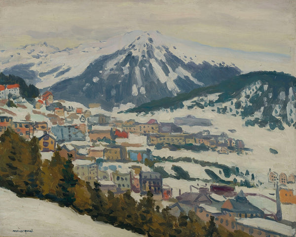 Davos sous la neige 1936