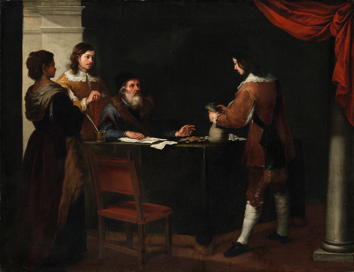 The Prodigal Son Receiving his Portion 1660s