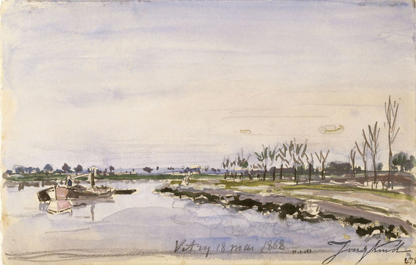 Bords de rivière 1868