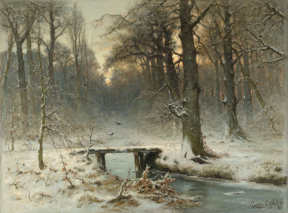 A January Evening in the Woods of The Hague 1875