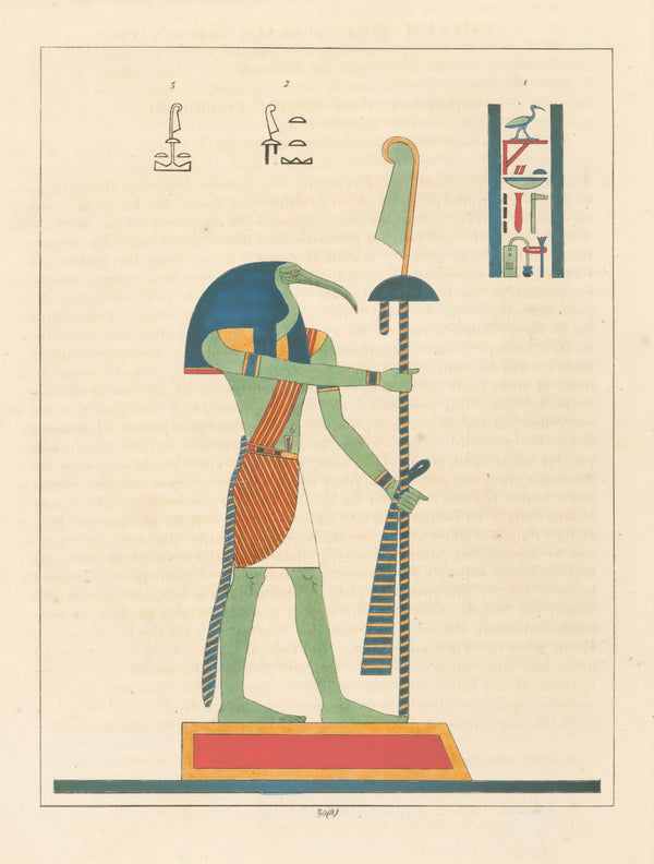 Thoth deux fois grand présidant a la région inférieur 1823   1825