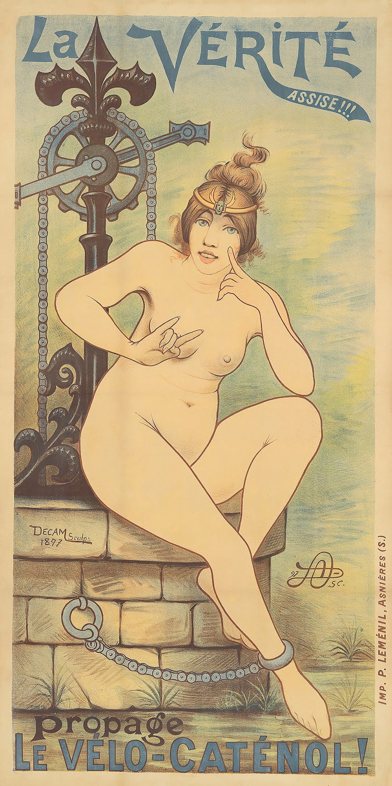 La Vérité Le Vélo Caténol 1897