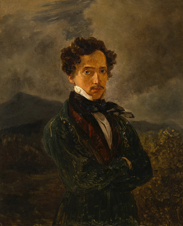 Selbstbildnis Friedrich August Gauermann 1837