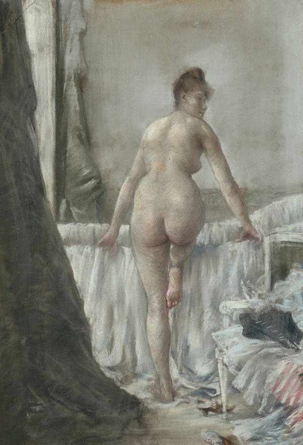 Victorine Meurant by her bath 1888