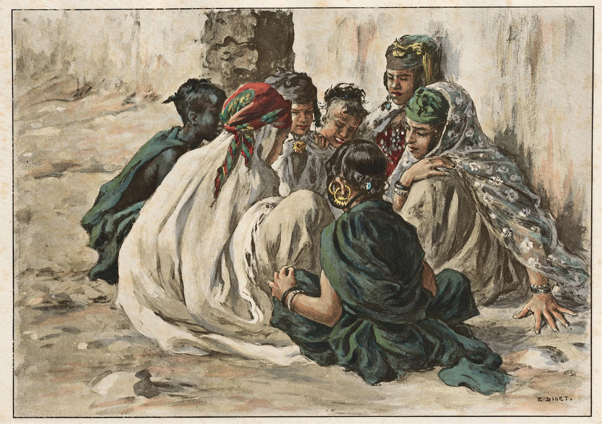 Jeux de Fillettes à Laghouat 1899