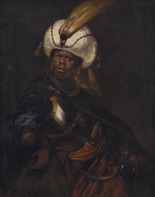 A Man Wearing a Turban and Armour 1625  1670
