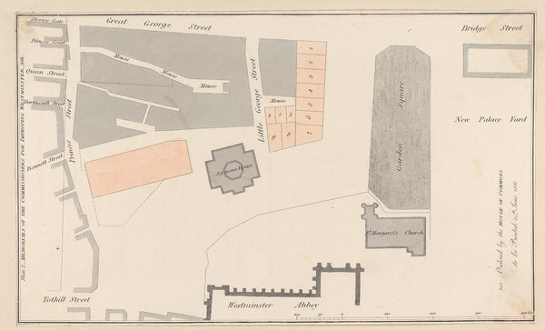 Plate I Memorials of the Commissioners for Improving Westminster 1811 1811