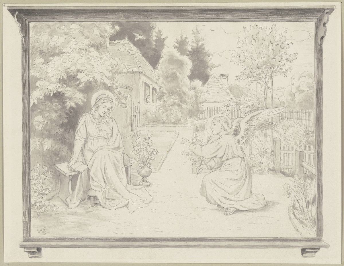 Verkündigung Das Bild in Speyer ca 1884