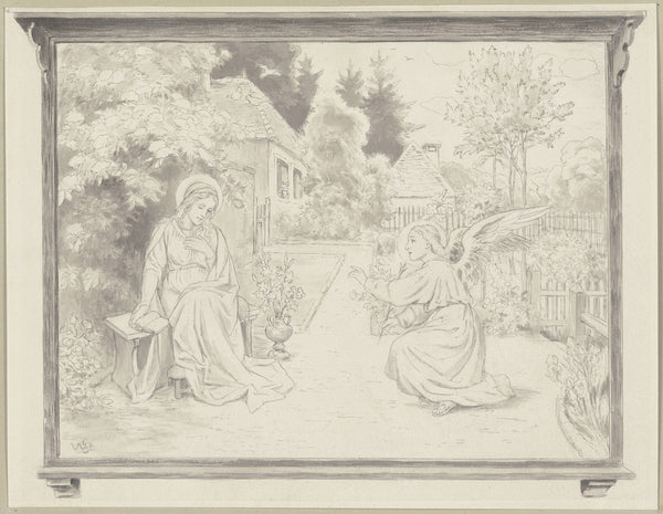 Verkündigung Das Bild in Speyer ca 1884