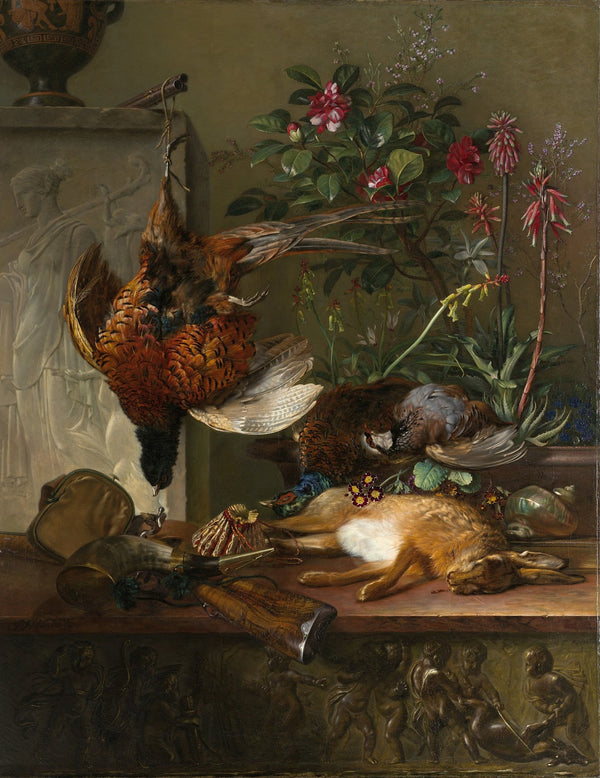 Still Life with Game and a Greek Stele Allegory of Autumn 1818