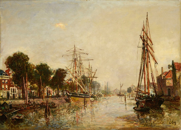 Canal en Hollande 1869