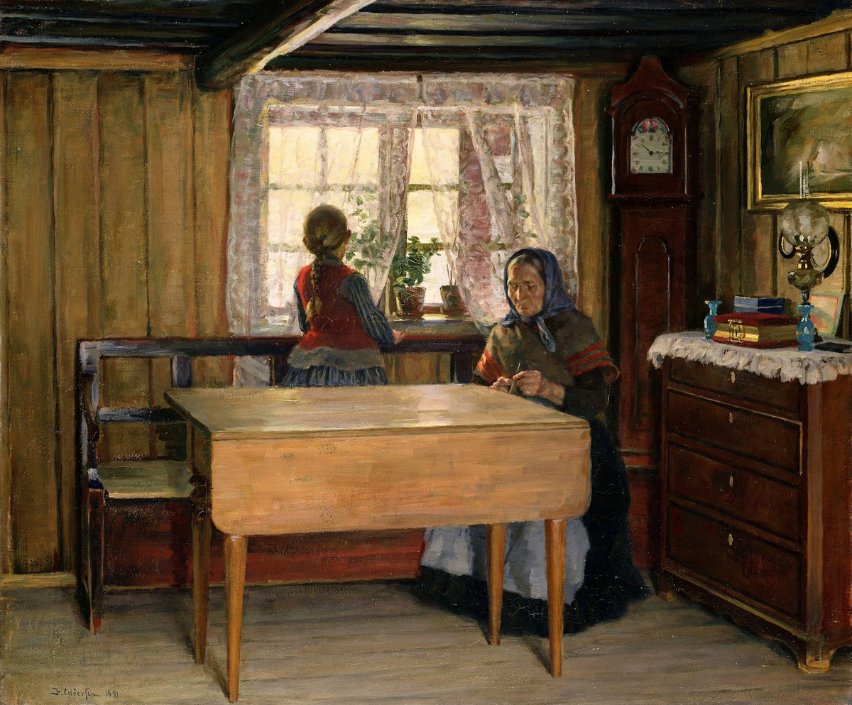 Visiting Grandmother 1891