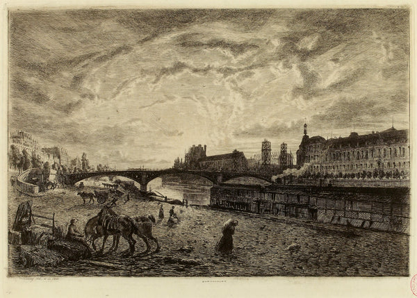 Pont du Carrousel 1866