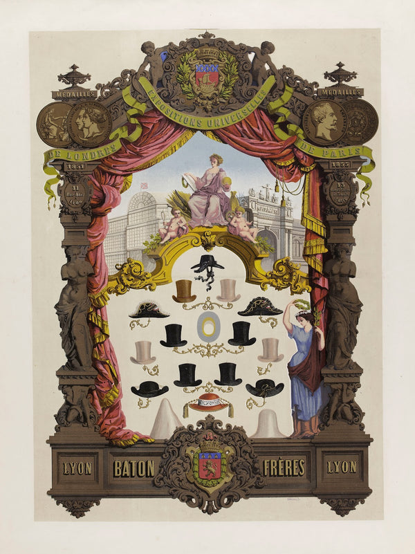 Lyon Baton Freres Lyon 1857