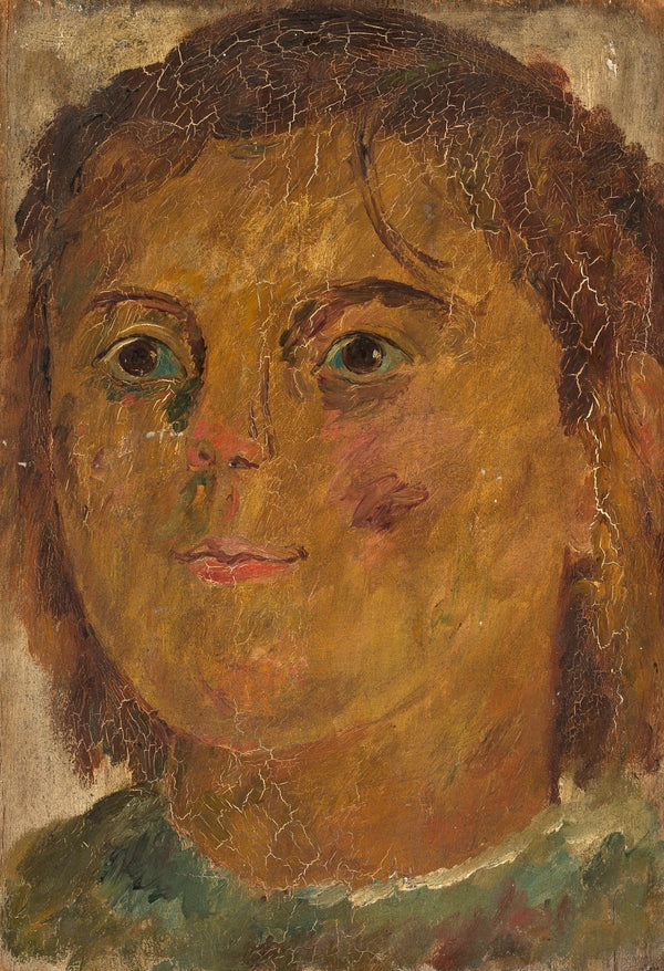 Portrait study of a little girl 1919