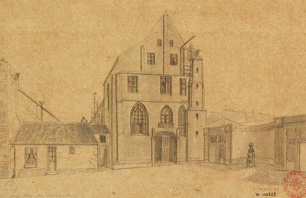 Réfectoire des Cordeliers rue de lEcole de Médecine 6ème arrondissement 1861