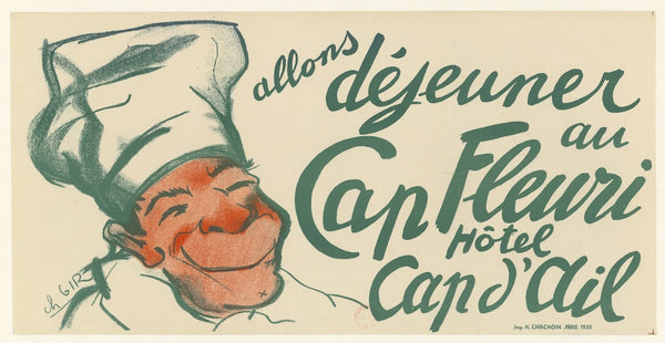 Allons déjeuner au Cap Fleuri hôtel Cap dAil 1930