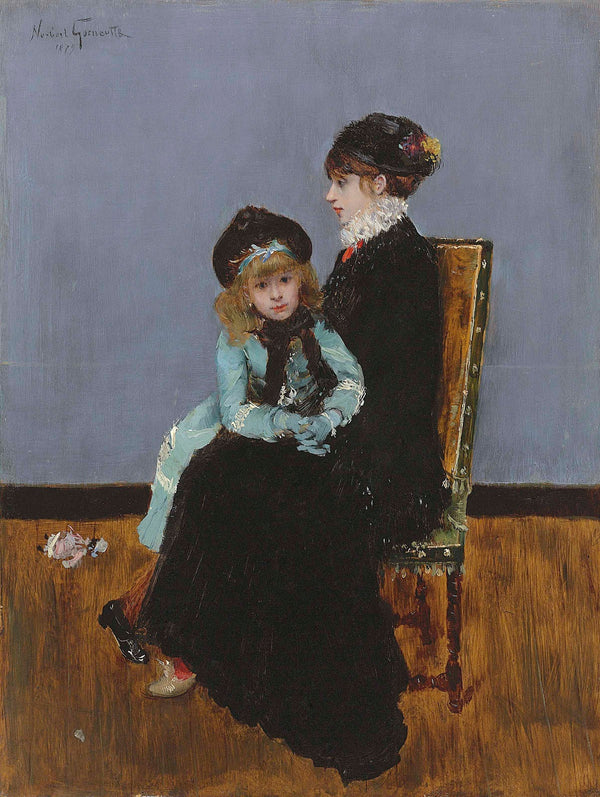 Lelegance Mère et fille 1879