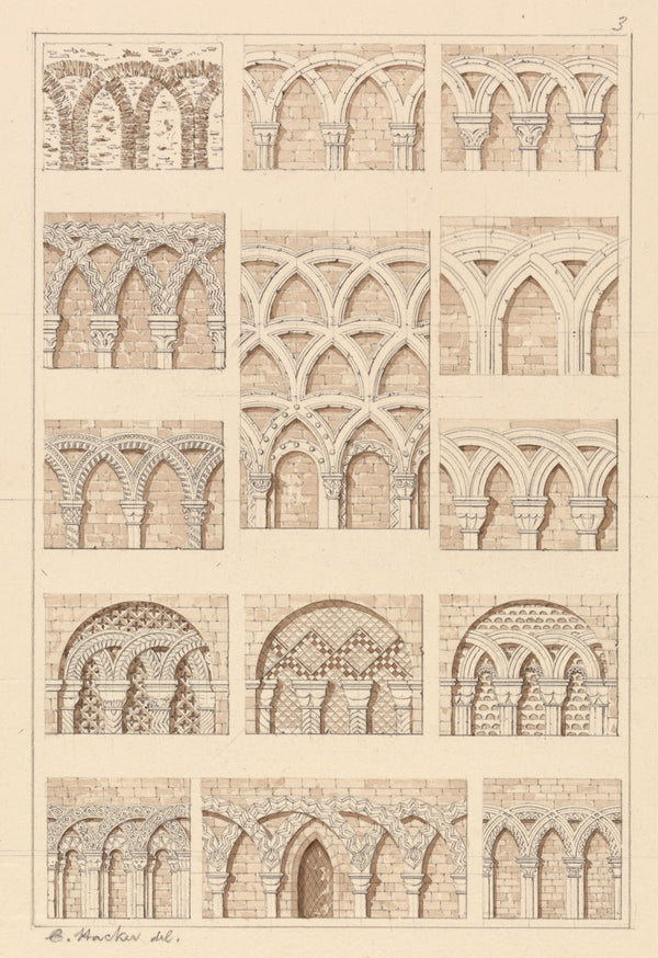 Arcades of Interlaced Mouldings 1830