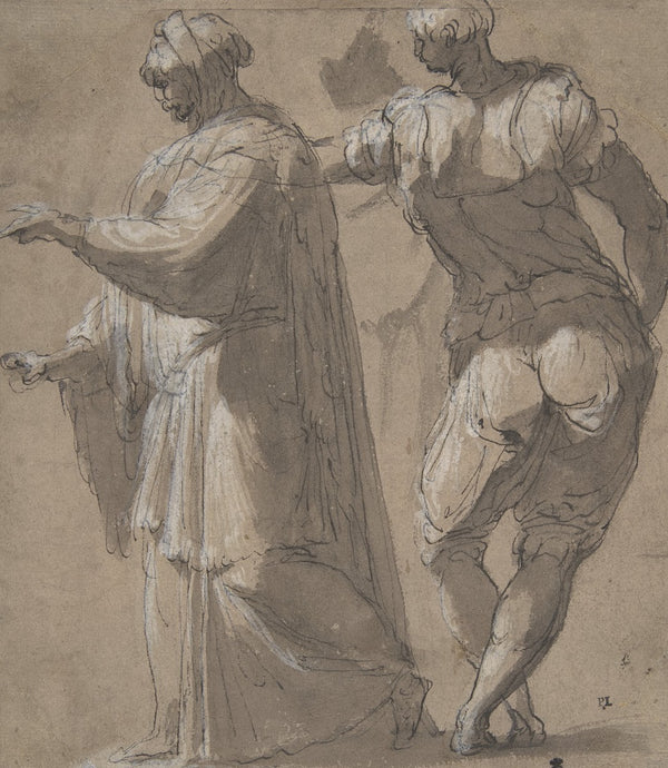 Two Standing Male Figures 150147