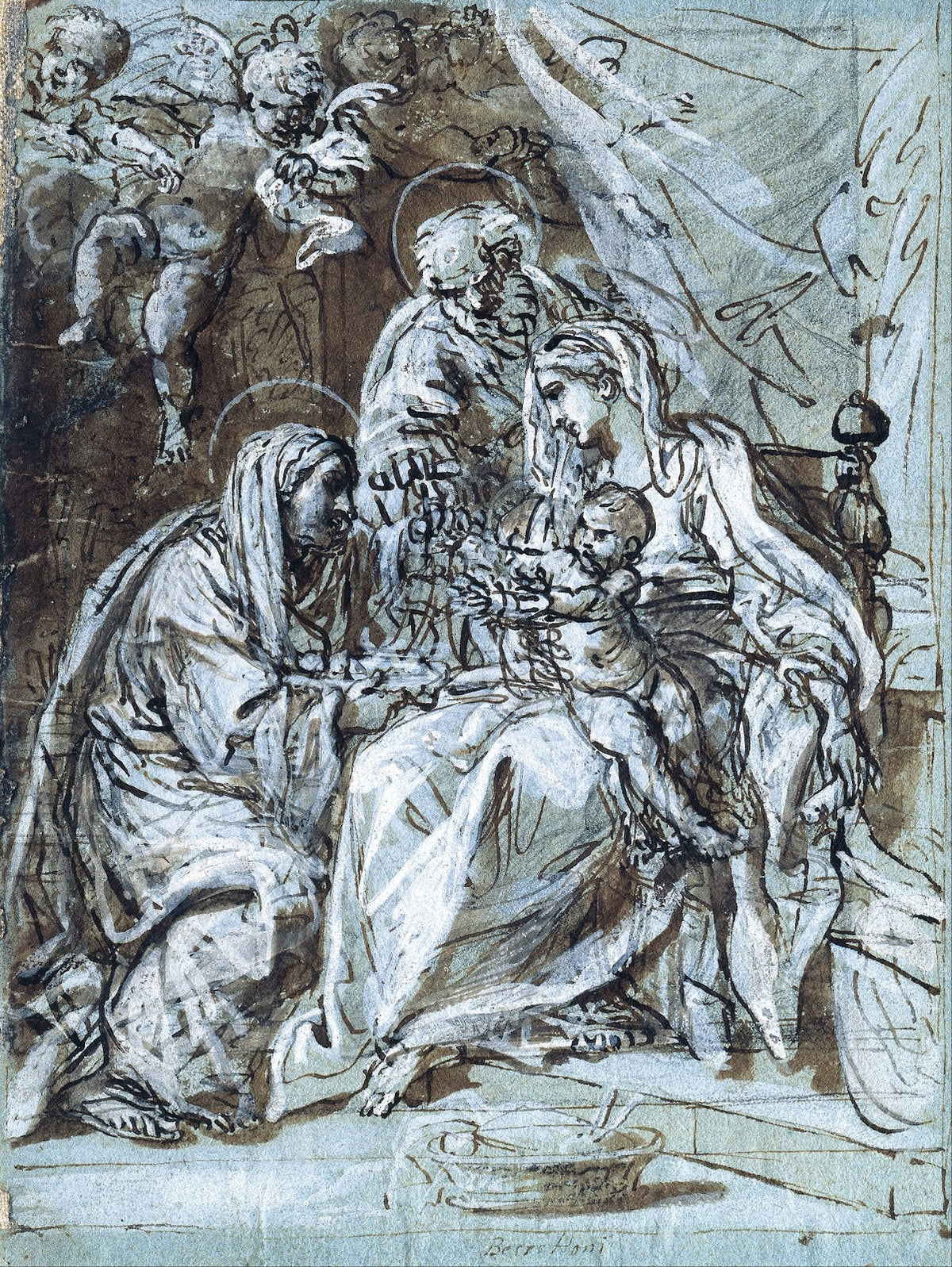 The Holy Family and Saint Ann Reading a Psalm 1679