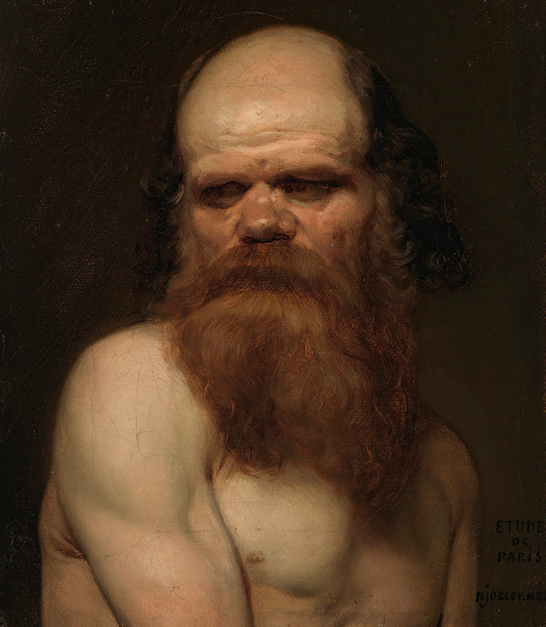 Bearded Man Modelsketch 1835   1853