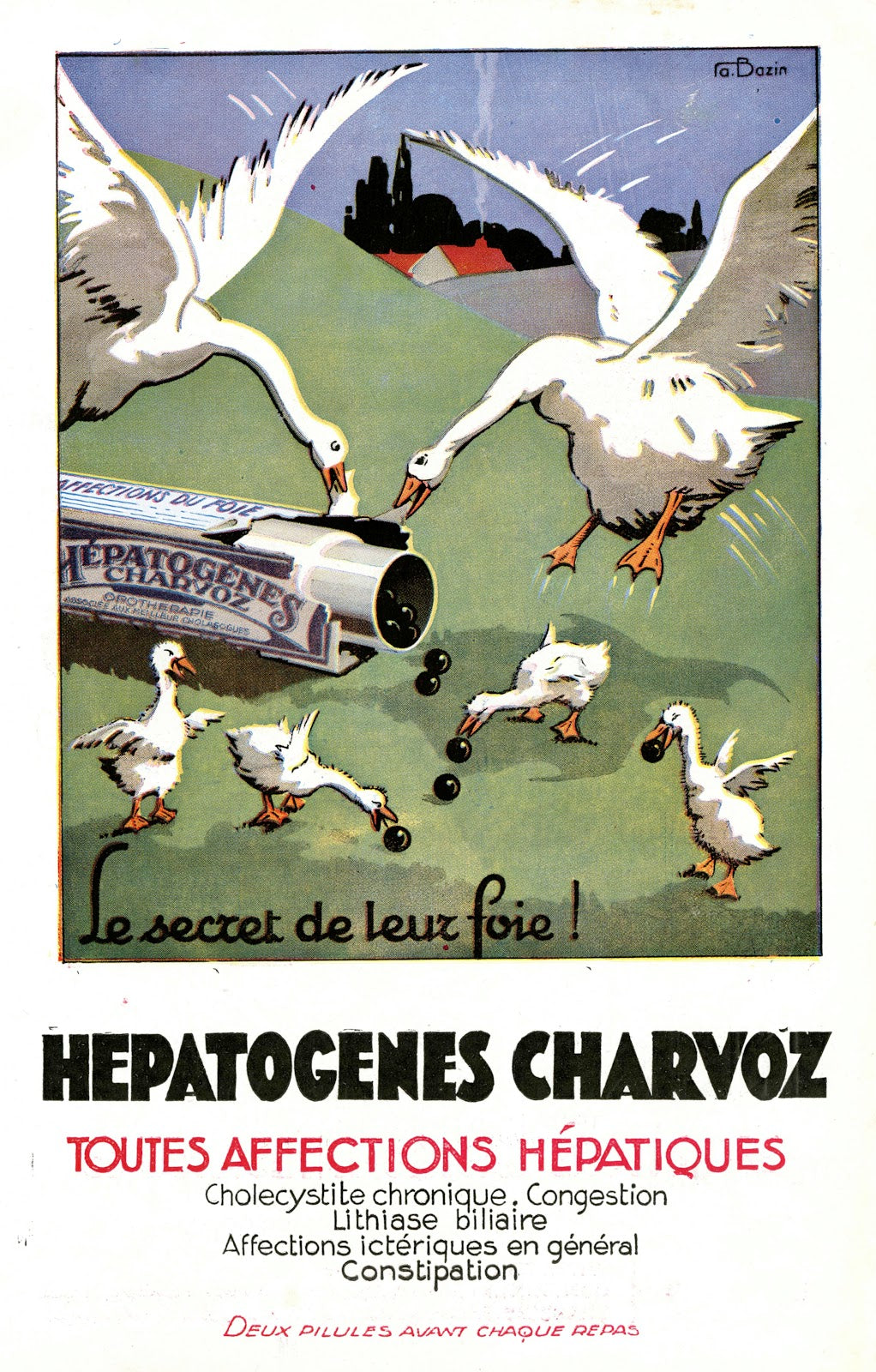 Hépatogènes Charvoz 1910 1950