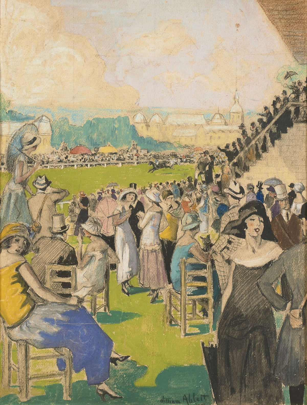 Les courses à Chantilly