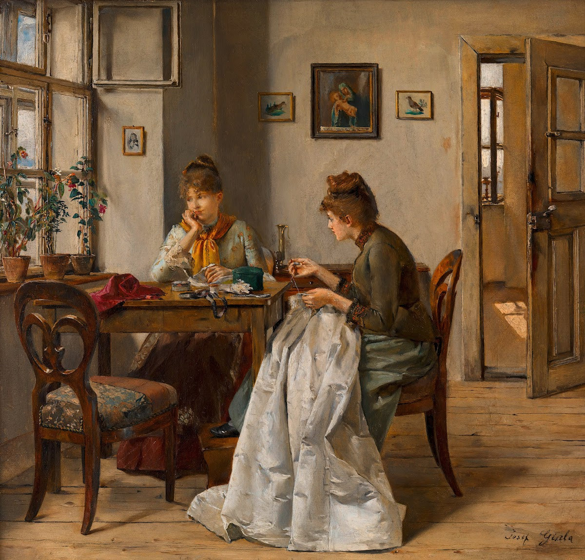 Die Näherin around 1890